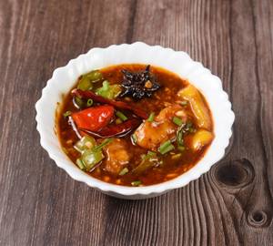 Schezwan Prawn Dry: 10Pcs