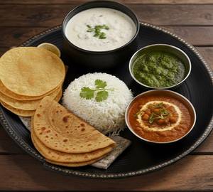 Pure veg JUMBO Thali + 250Ml Mineral Water