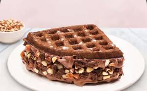 Almond Brownie Waffle
