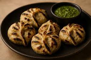 Sweet corn cheese tandoori afghani momos [8 pieces]