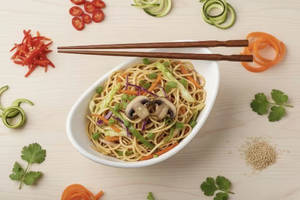 Mushroom noodles