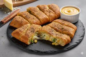 Sweet Corn Garlic Bread