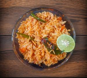 Masala rice with raita