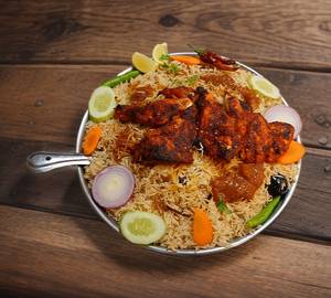 Mandi with peri peri alfam