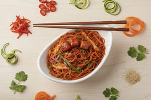Paneer schezwan noodles