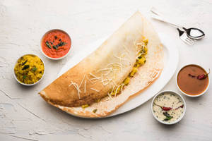 Bangalore cheese plain dosa