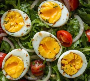 Grilled Boiled Egg Salad