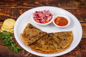 Green chilli parantha