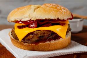 Peri Peri Cottage Cheese Burger