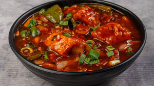 Chilli Paneer (Gravy)