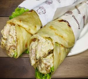 Malai tikka roll
