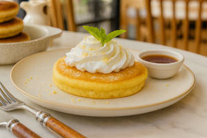 Classic Pancake With Maple Syrup