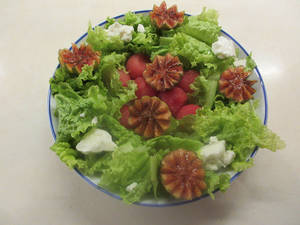 Flambeed Fig Salad (V)