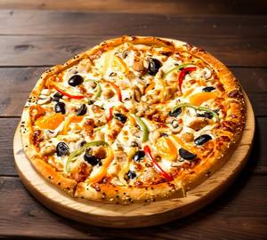 Mushroom Corn Pizza