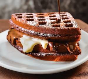 Triple Chocolate Waffle