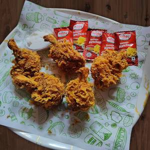 Chicken lollypop (5)P+mayonnaise 1Dip free