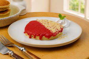 Raspberry Crumble Pancake