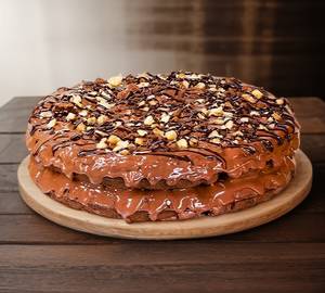Alomond Brownie Double Layer Cake