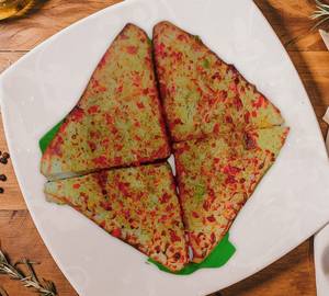 Open cheese toast ( jain)