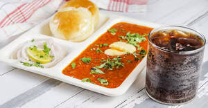 Pav Bhaji With Clod Drink
