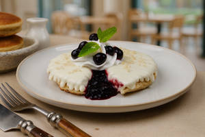 Blueberry Filled Pancake