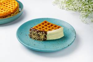 Belgian Milk And White Chocolate Waffle