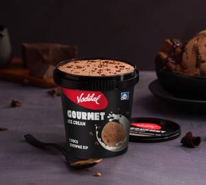 Choco Brownie Dip Gourmet- Ice Cream Cup [120 Ml] (Pack Of 6)