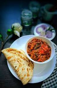 Laccha paratha + chiken kima