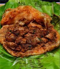 Chicken vazhai ellai parotta