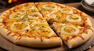 Cheese and onion pizza [large]