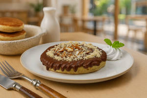 Almond Chocolate Pancake