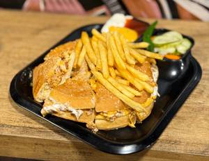 Chicken shawarma bashka (big bun)
