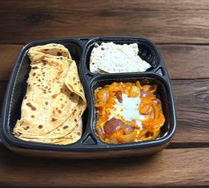 Special Malai Pyaaz With 2 Tawa Paratha + Papad Combo