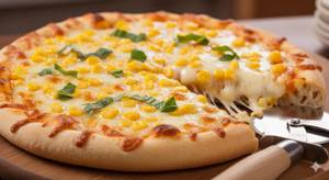 Cheese and corn pizza [large]