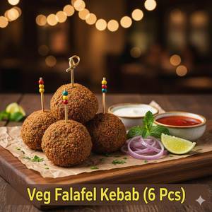 Veg Falafel Kebab (6 Pcs)