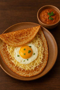 Egg N Cheese Dosa