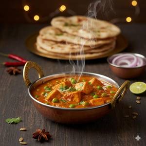Matar paneer