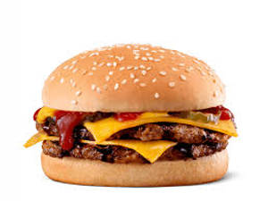 Melted cheese burger