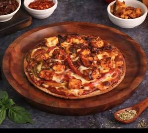 Gluten Free High Protein B. B. Q Cottage Cheese Pizza (7")