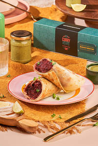 Beetroot Kebab Roll