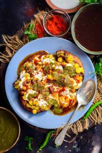 Aloo Tikki with Chana