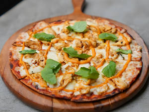 Chicken Arugula Pizza