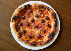 Meatballs Pizza ( 12 Inches )