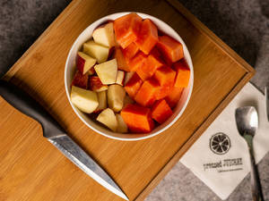 Apple Papaya Bowl [137 Kcal]