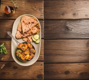 2 Sada Paratha + Jeera Aaloo