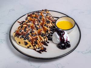 Trio Of Chocolate Chips Pancake