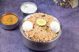 Egg Biryani With Non Veg Rice