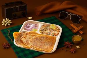 Mutton Haleem & Paratha Thali