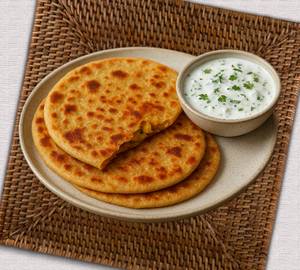 Crispy Aloo Wheat Paratha + 250Ml Mineral Water