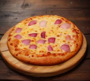 Cheese onion pizza